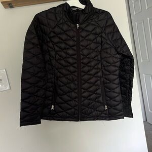 Black puffer jacket